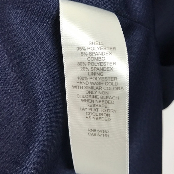 Eliza J Fit and Flare Mesh Inset Dress in Navy Size 10 - Picture 8 of 9